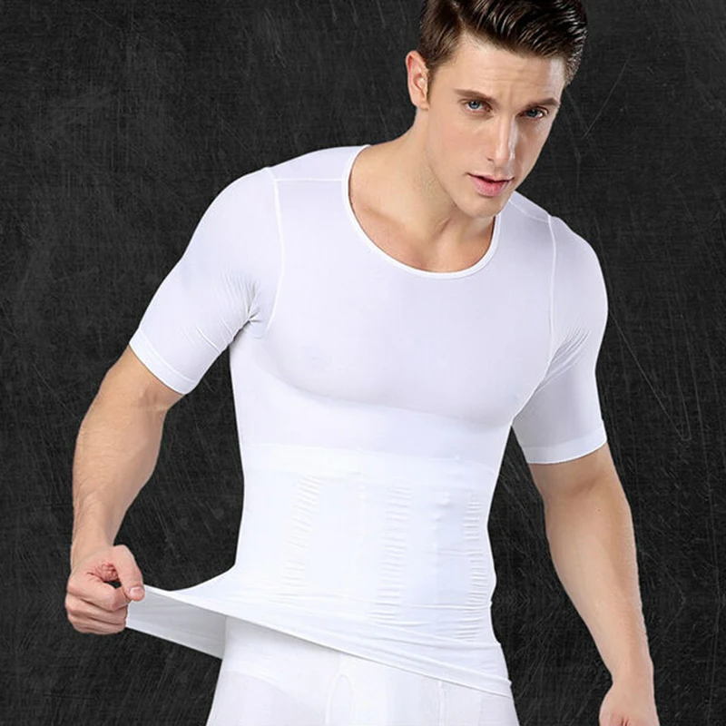 Mens Bodysuit Undershirt Slimming Shaper Comfortable Corset Sexy