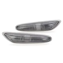 2X Esquerda + Direita Side Marcador de Turno Sinal Luzes Fumaça Para BMW E90 E91 E92 E93 06-11 Um par