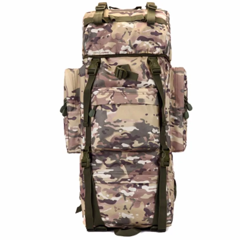 Багаж 70L мужской военный рюкзак большой емкости женский альпинистский водонепроницаемый Треккинг Камуфляж большие дорожные Рюкзаки Сумка