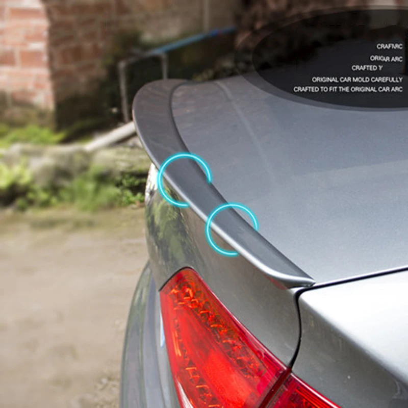 

ABS Plastic Unpainted Tail Wing Primer Color Rear Spoiler 1Pcs For Audi A4 B8 B9 Spoiler 2009 2010 2011 2012 2013 2014 2015 2016