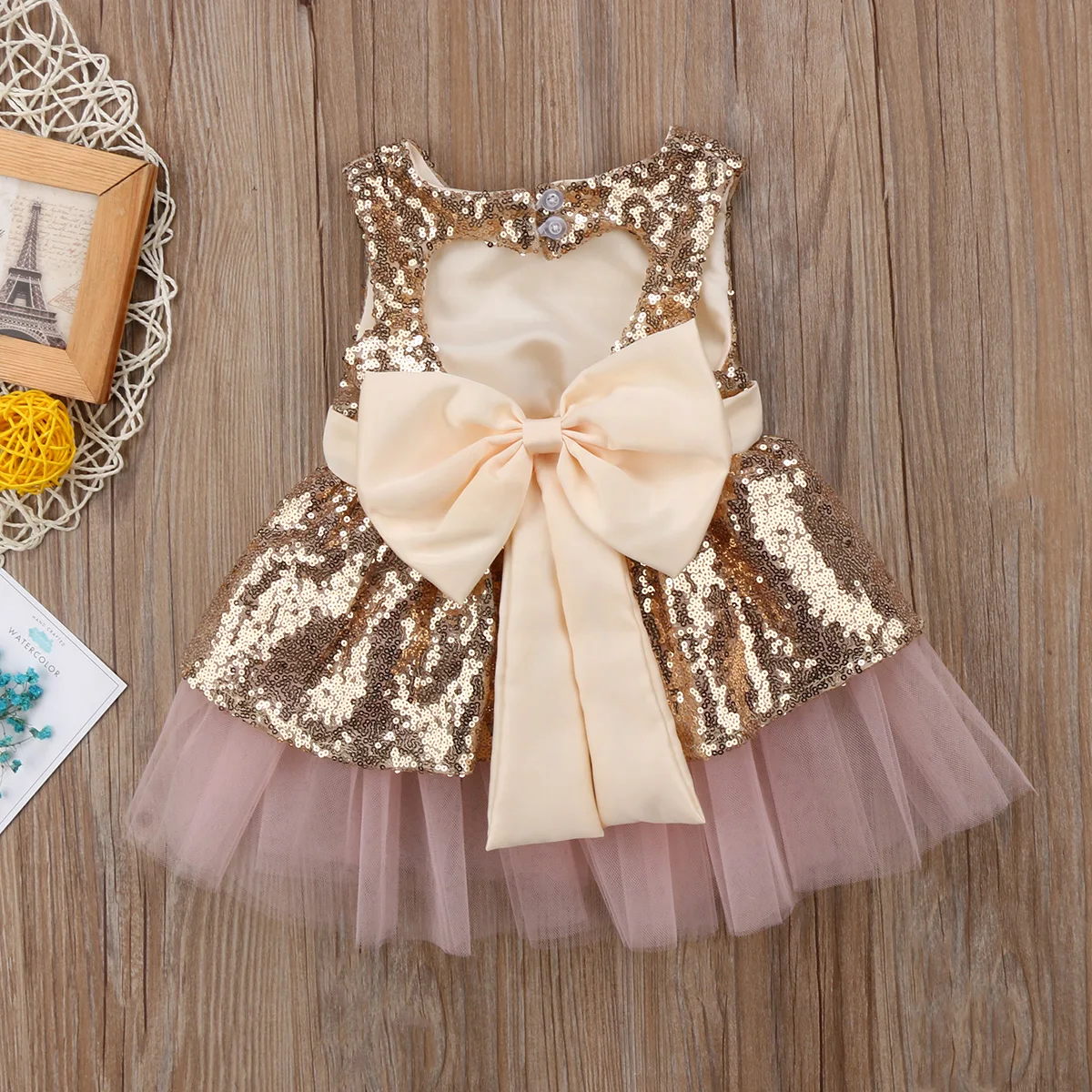 Принцессы Одежда для детей; малышей; девочек блестки кружевные платья платье для дня рождения спинки бантом сарафан Туту Тюль бальное платье наряды