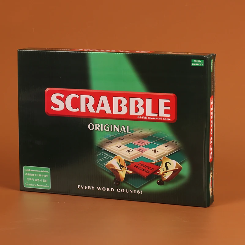 Пластиковая игрушка scrabble английские слова обучение заклинанию обучающая игра
