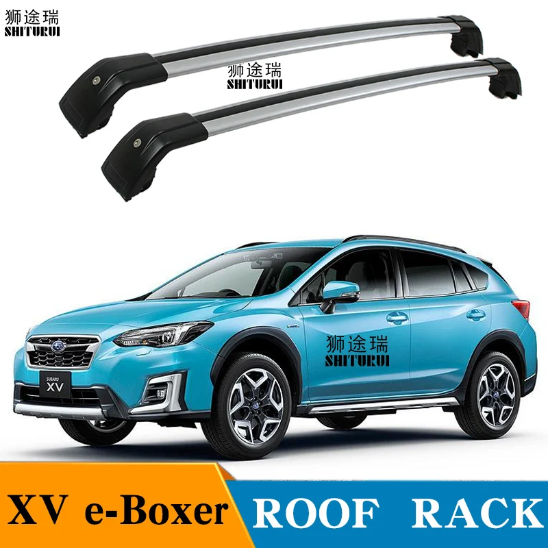 SHITURUI 2 шт штанги на крышу для SUBARU XV e-Boxer SUV+ боковые штанги из алюминиевого сплава поперечные Рейлинги на крышу багажника