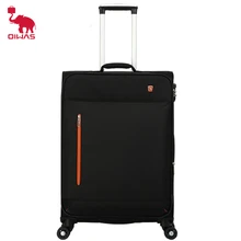 OIWAS 20 inch Men&Women Luggage Rolling with Spinner Wheel Customs Lock Trolley Hit Color Business Polyester Travel Bag suitcase