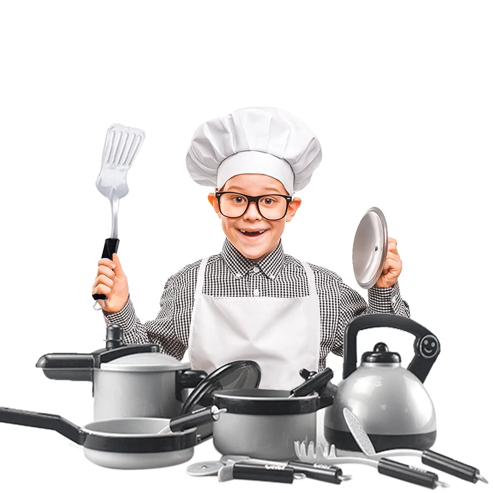 Лидер продаж 10 шт. Детские Кухонные Игрушки Миниатюрный пособия по кулинарии набор моделирование посуда игрушка ролевые игры Кук игрушка