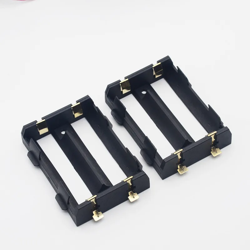 

600pcs/lot MasterFire 26650 Battery Holder Storage Case Box With Bronze Pins Gold Plated 26650 SMT Battery Box 2Cell 26650 SMD