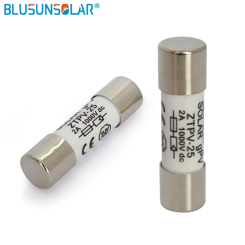 

Wholesale 100pcs 1000V 10*38MM 2A/3A/4A/5A/8A/10A solar pv fuse for solar system BX0234