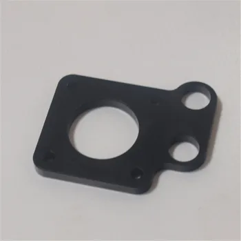 

CNC black color metal Y-motor mount plate Sturdier RepRap Prusa i3 Aluminum y-motor mount for NEMA 17 stepper motor