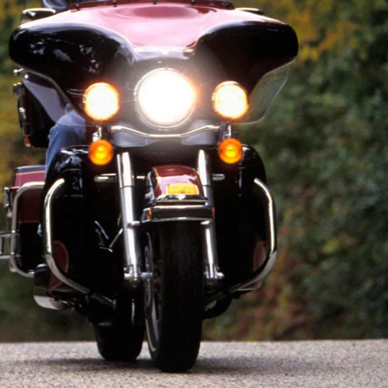 FADUIES 1Psc черный 7-дюймовый круглый проектор для мотоциклов Hi/Lo луч фара для Harley Motorcycl светодиодный налобный фонарь