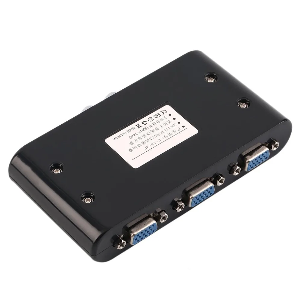 Ручной переключатель kebidumei 2 в 1 VGA/SVGA Селекторный мини порта блок VGA для ЖК ПК|vga