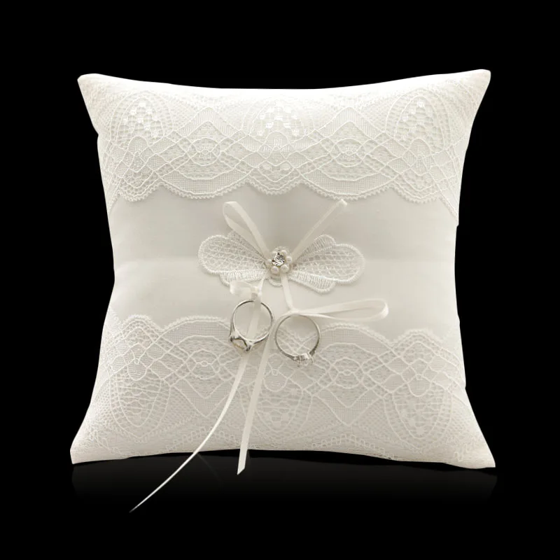 Rubihome almohada anillo de estilo occidental cojín con portador del del cordón de la decoración de la boda 19x19 cm|pillow cushion|decorative cushionscushion wedding - AliExpress