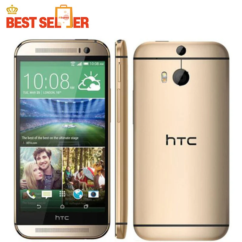 

Original HTC One M8 Unlocked GSM/WCDMA/LTE Quad-core RAM 2GB Cell Phone HTC M8 5.0 Inch 3 Cameras Mobile Phone EU/US Version