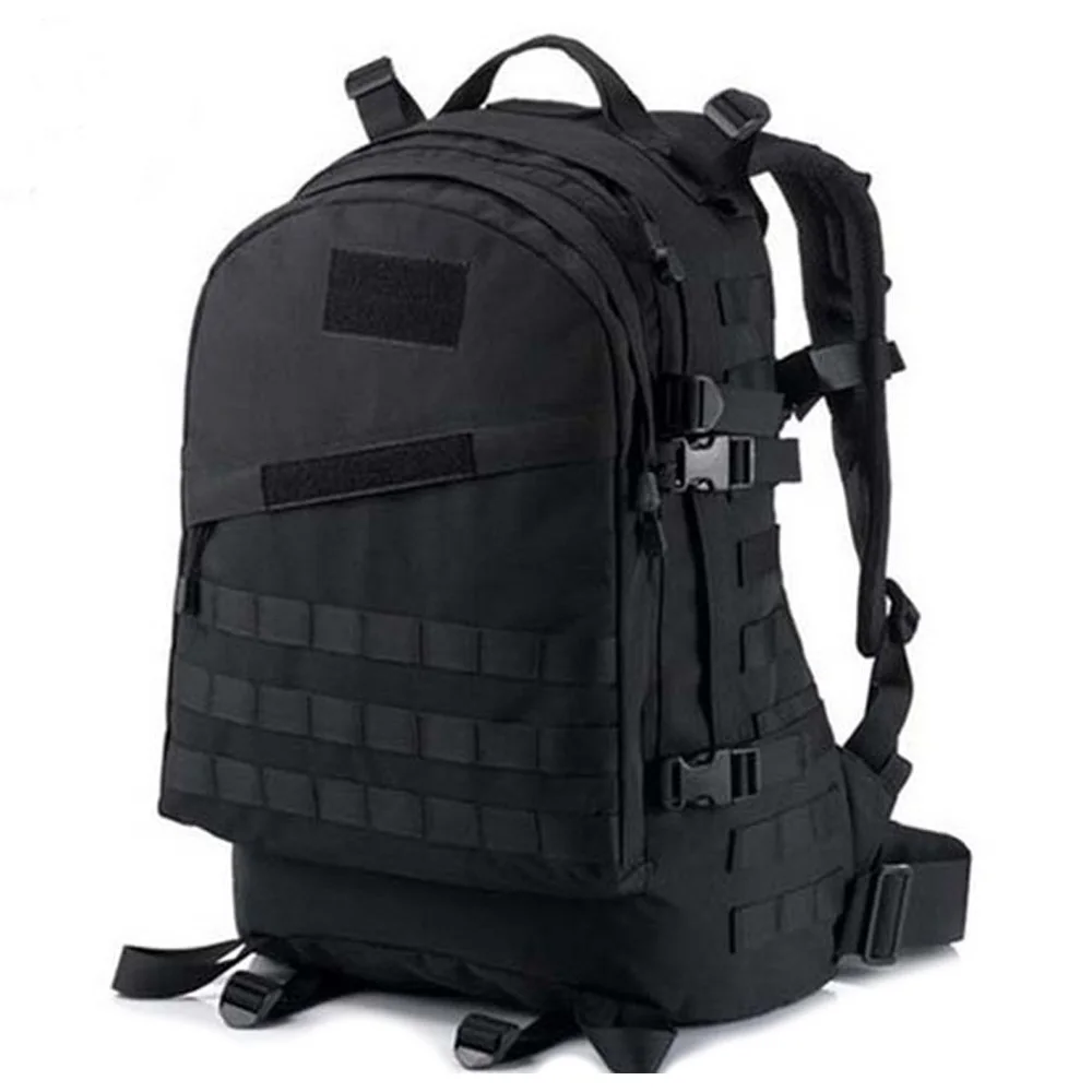 

40L 600D Waterproof Oxford Cloth Military Backpack ACU Camouflage travel bag Travelling Bag Black