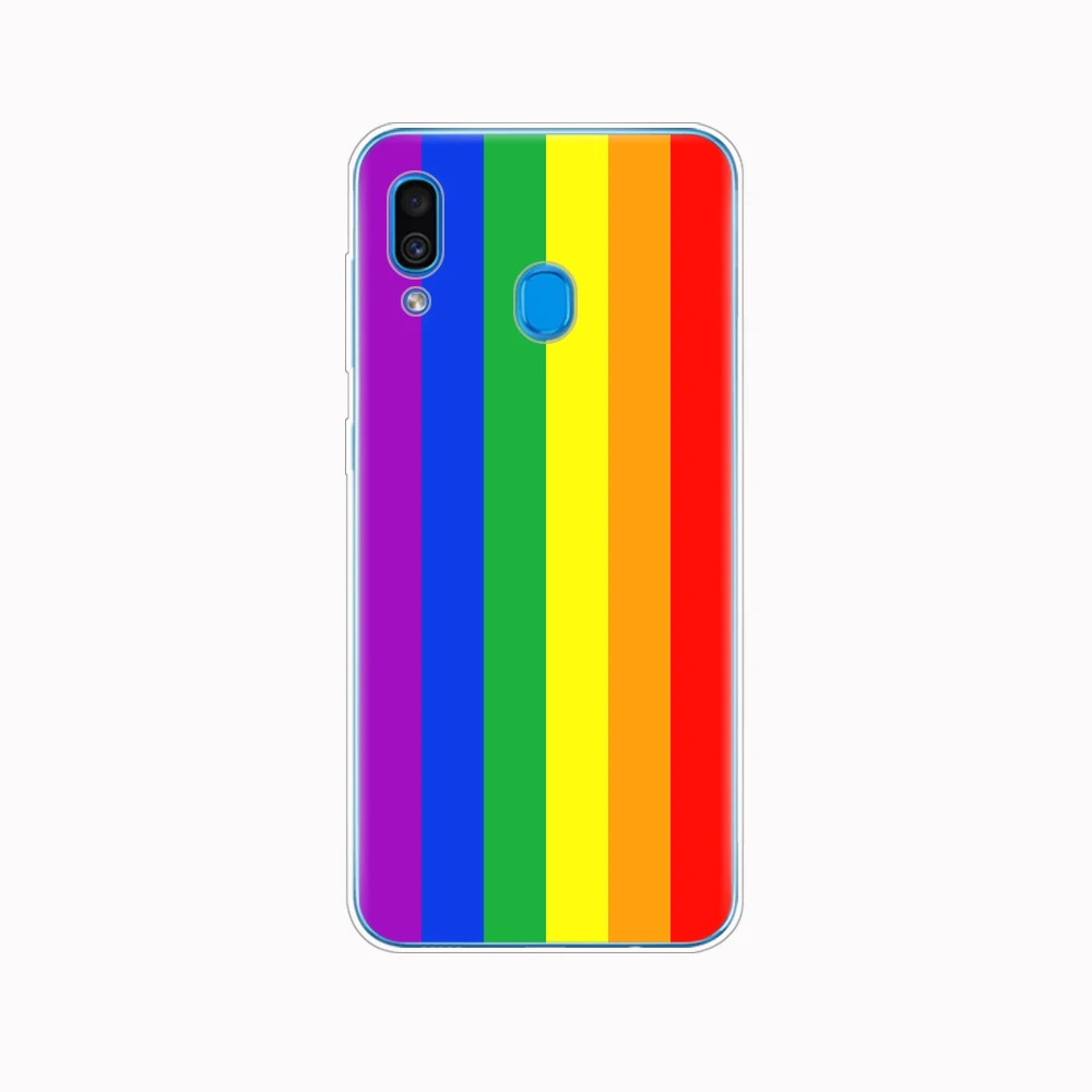 Чехол для Samsung A50 чехол Galaxy A60 A10 A30 A40 A70 A 50 2019 A9 A7 2018 Радужный Флаг геев лесбиянок