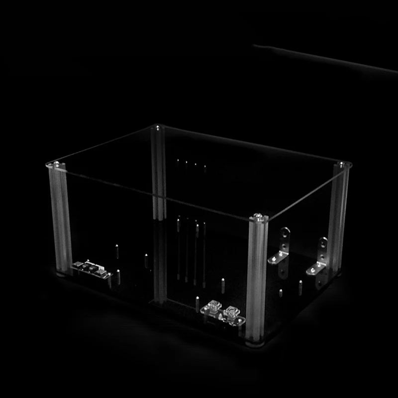 DIY персонализированный прозрачный акриловый Настольный ПК чехол стойка игровой хост-бокс ATX материнская плата Хендс-он сборка геймер компьютерные части