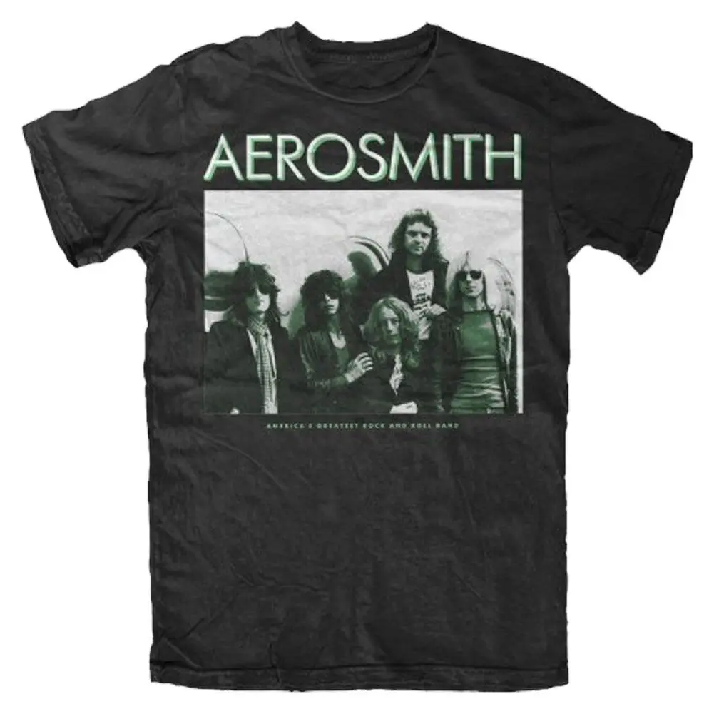 Aerosmith Америки Greatest РНР группа Для мужчин футболка с принтом короткий рукав