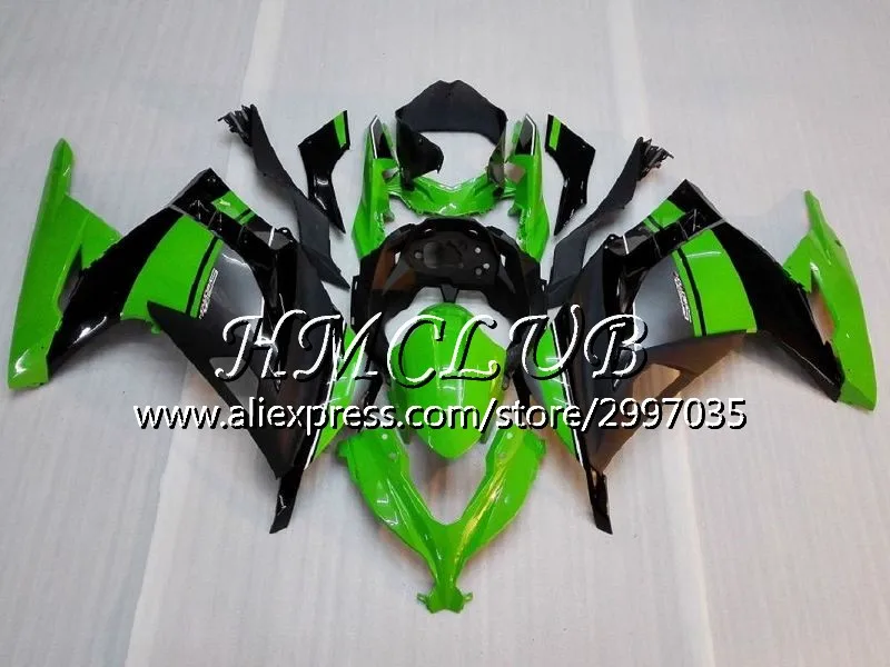 Инъекции для KAWASAKI NINJA EX 300 ZX 3R 300R 2013 Белый Черный 47HC. 13 ZX3R EX300 ZX-3R ZX300R 13 14 15 обтекатель oem - Цвет: No. 10