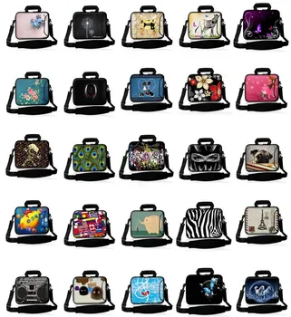 

Free Shipping 9.7" 10" 10.1" Laptop Notebook Handle Bag Case Cover + Shoulder Strap
