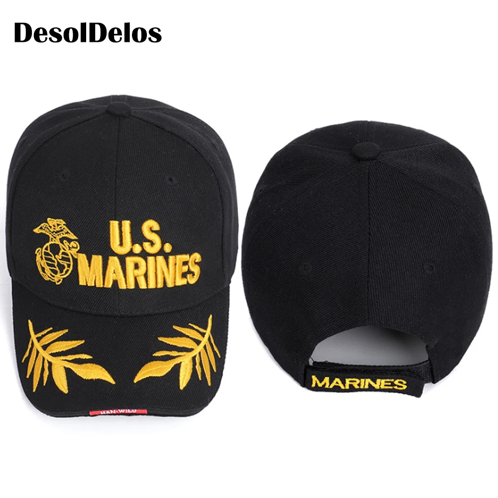 

2019 Tactical US Marines Hat Men US Army Baseball Cap Outdoor Snapback Caps Adjustable Navy Seal Casquette Tactical Bone