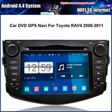 Car DVD/GPS player FOR Toyota RAV4 2008-2011 With GPS Navigation Radio Bluetooth TV(option) Ipod Free Map