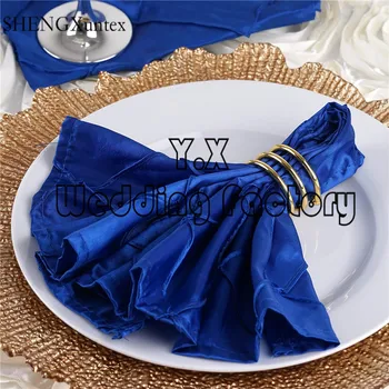 

Wholesale Price Taffeta Pintuck Table Napkin For Table Cloth Decoration