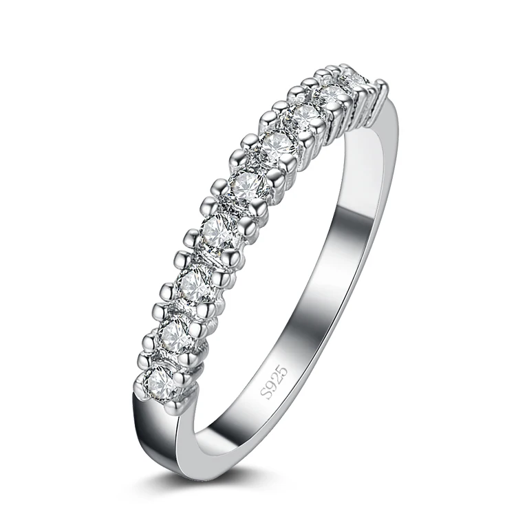 925 Sterling Silver Women's Wedding Rings Silver Ring Jewelry Wedding Gift