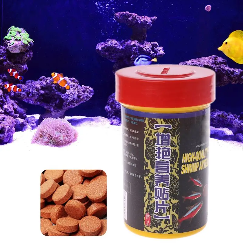 

Tropical Fish Food Tablet Aquarium Feeding Pills Enhance Color Fish Tank