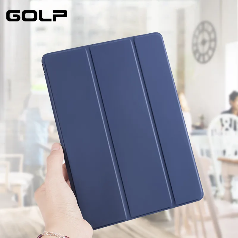 Чехол для iPad Mini 4 3 2 1 чехол GOLP из искусственной кожи жесткая задняя подставка