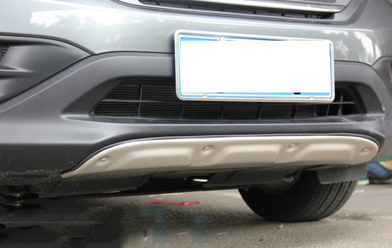 Подходит для Honda CRV CR-V 2012 2013 алюминиевый сплав передний задний бампер Защита противоскользящая пластина Бампер Чехлы 2 шт. автомобильный Стайлинг