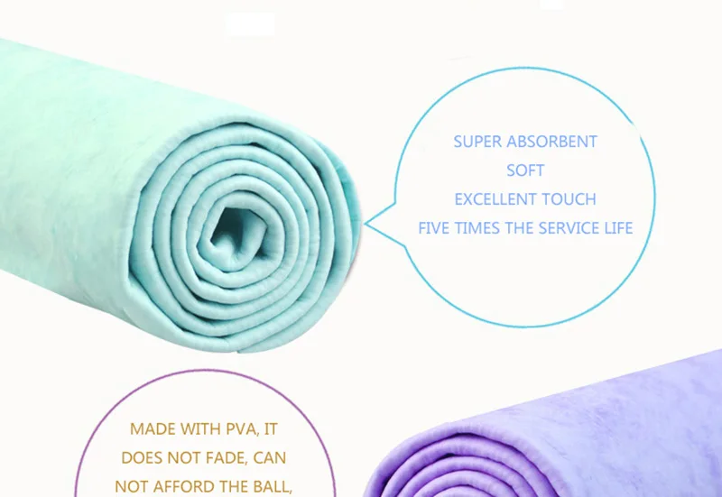 JCPAL, многофункциональные полотенца для домашних животных, кошек, собак, специальный абсорбент, полотенце 66x43 см, ПВА, мягкий материал, голубое, фиолетовое, сушильное банное полотенце
