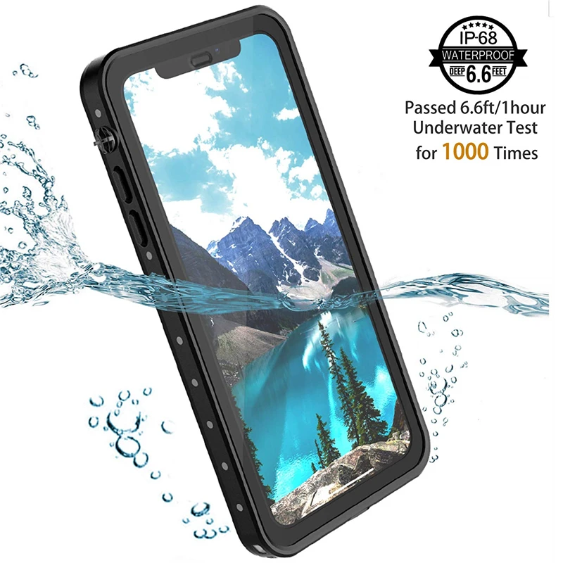 100 Sealed Underwater Diving Case for iPhone XR XS X 360 Full Protect Cover for Apple