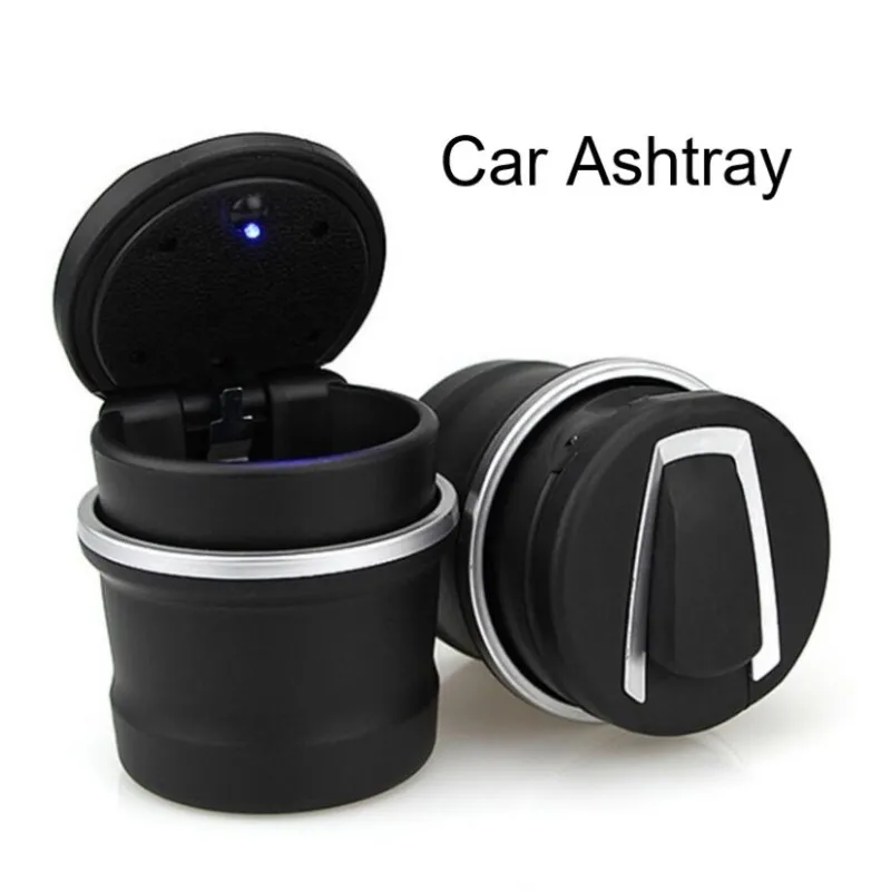 

Car Ash Tray Ashtray Storage Cup With LED For Renault Koleos for Samsung QM6 2017 2018 Accessories