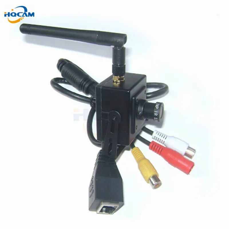 

HQCAM Audio 960P Mini wifi ip camera H.264 Series Mini Size 40x40mm 1.3MP ip camera Smallest MINI Wifi IP Camera Support Pickup