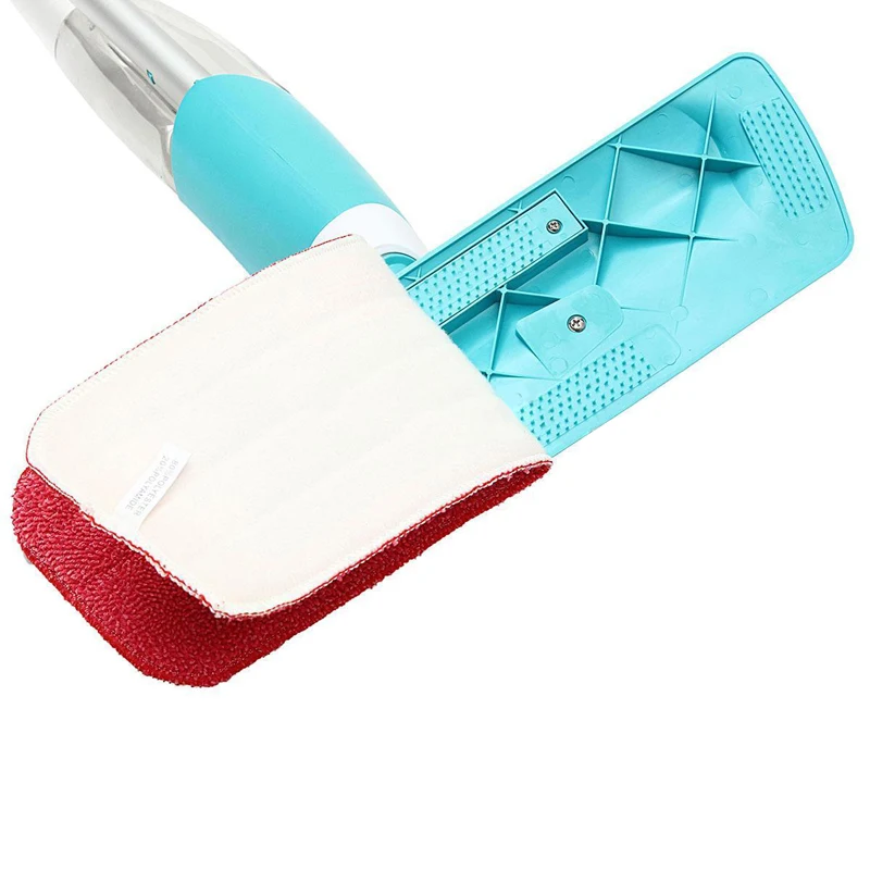 Household Water Spray Flat Mop 360 Spin Head Mop And Red Cleaning Cloth Mop Dry Home Cleaning Tools Mayitr