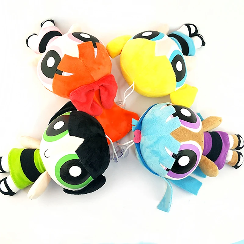 FGHGF ТВ фильм Powerpuff Girls Bubbles Blossom Buttercup плюшевые куклы мягкие игрушки для детей