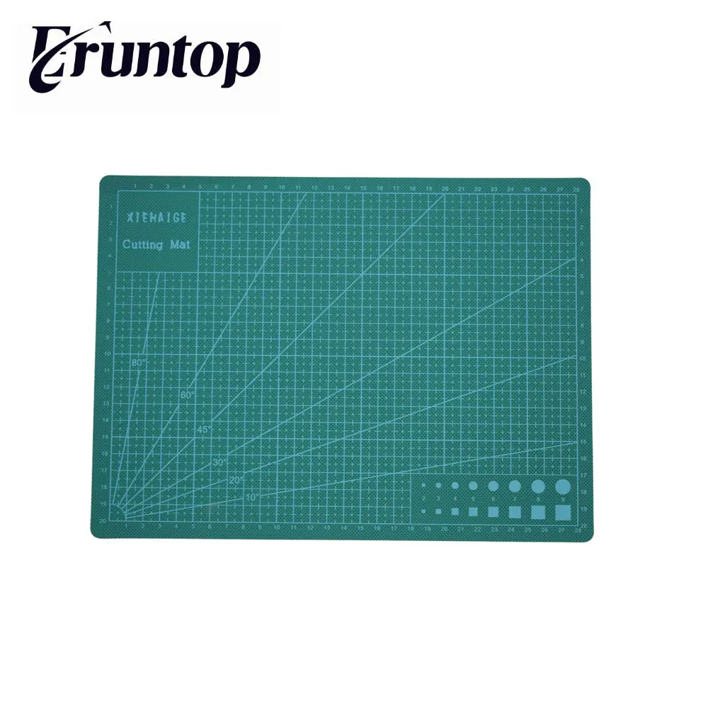 

1PCS Pvc Rectangle Self Healing Cutting Mat Tool A4 Craft Dark Green 30cm * 22cm
