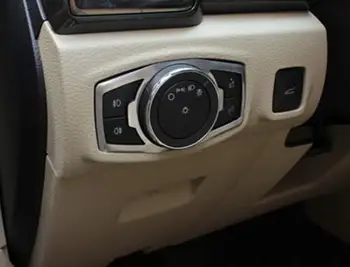 

ABS Matte car accessories styling for Ford Everest Ford Ranger 2016 2017 2018 Car Headlamps Adjustment Switch panel Cover Trim