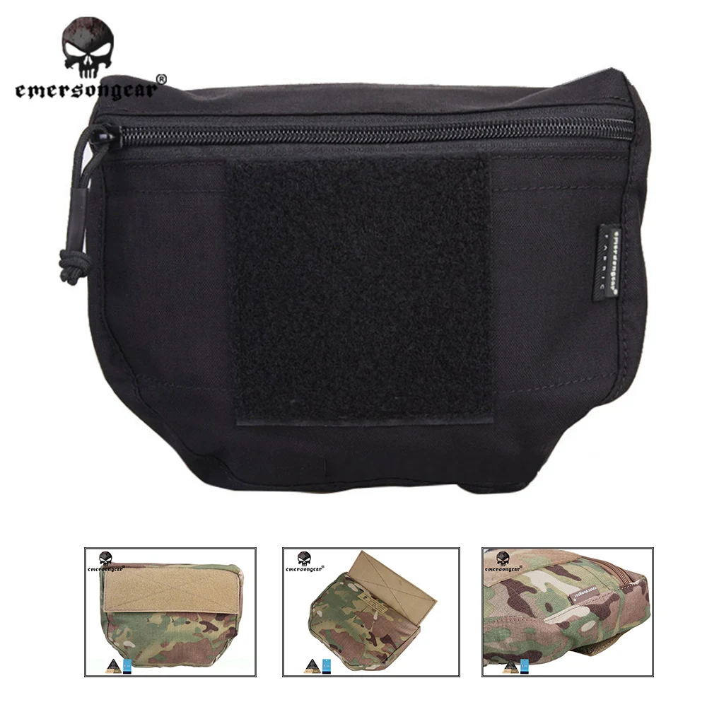 

Emersongear Armor Carrier Drop Pouch AVS JPC CPC Tactical Pouch Airsoft Paintball Plate carrier sub bag EM9283 nylon fabric camo