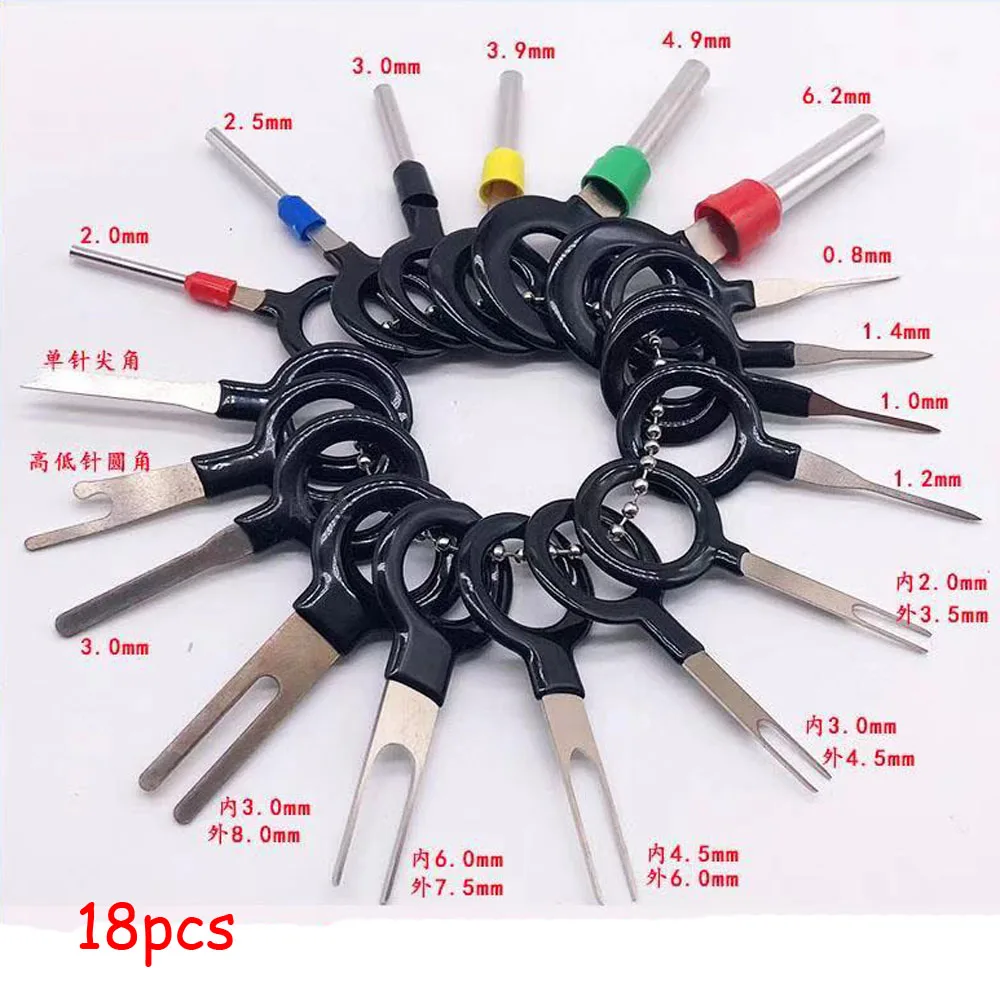 18pcs/lot Auto Car Plug Remove Tool Kit Circuit Board Wire Harness