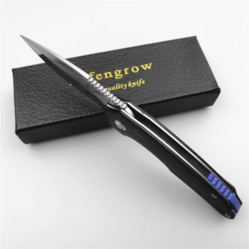 Eafengrow EF80 Pocket folding knife ball bearing system utility camping outdoor knife (4)