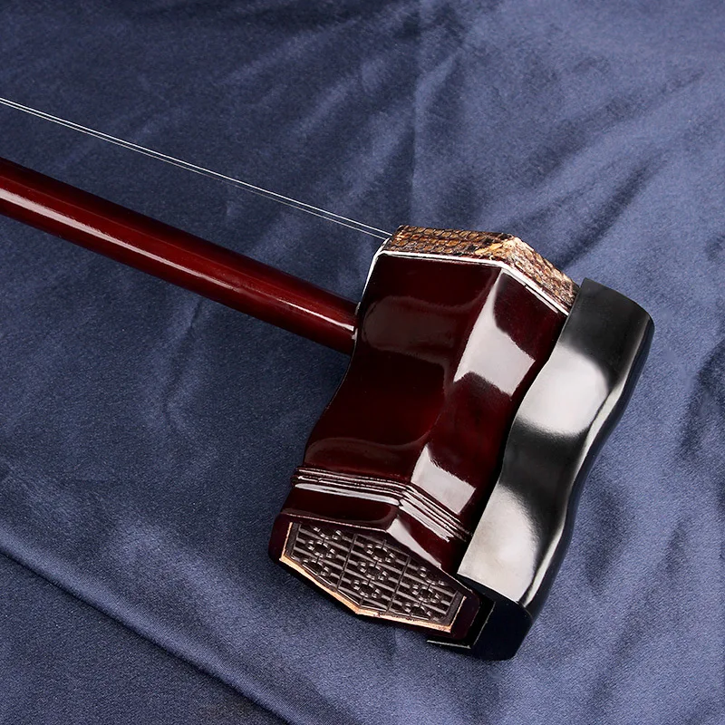 Erhu китайские Музыкальные инструменты Instrumento de cuerda Ebony Madeira Китай Erhu плоский полюс Qualitied лук Струны для Эрху erhu чехол