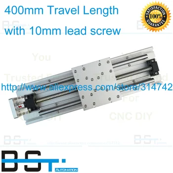 

Linear Stage Actuator Table 400mm Travel Length Linear Moudle with 1610 Ballscrew for DIY CNC Router X Y Z Axies # BSBK