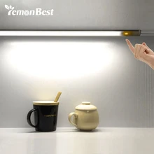 LemonBest 30 см портативный бесступенчатый диммер с сенсорным управлением USB светодиодный Ночной светильник Холодный/теплый неограниченный Диммируемый настенный светильник для настольного шкафа