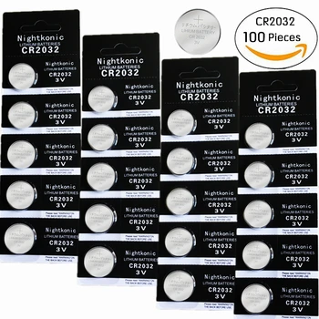 

Original High Quality Brand (100 Pcs/lot) battery CR2032 3V Lithium Batteries BR2032 DL2032 ECR2032 Button Coin Battery