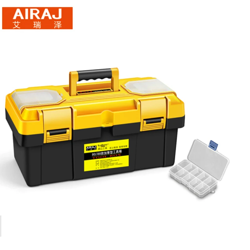 

Thicken Household Tool Case Maintenance Electrician Hardware Plastic Case Suitcase Tool Box Screw Box Car Repair Tool Box