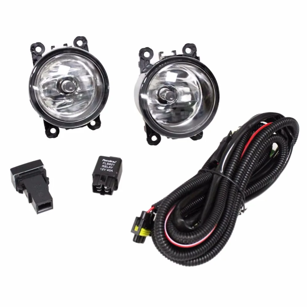 

For HOLDEN COMMODORE Saloon H11 Wiring Harness Sockets Wire Connector Switch + 2 Fog Lights DRL Front Bumper Halogen Car Lamp