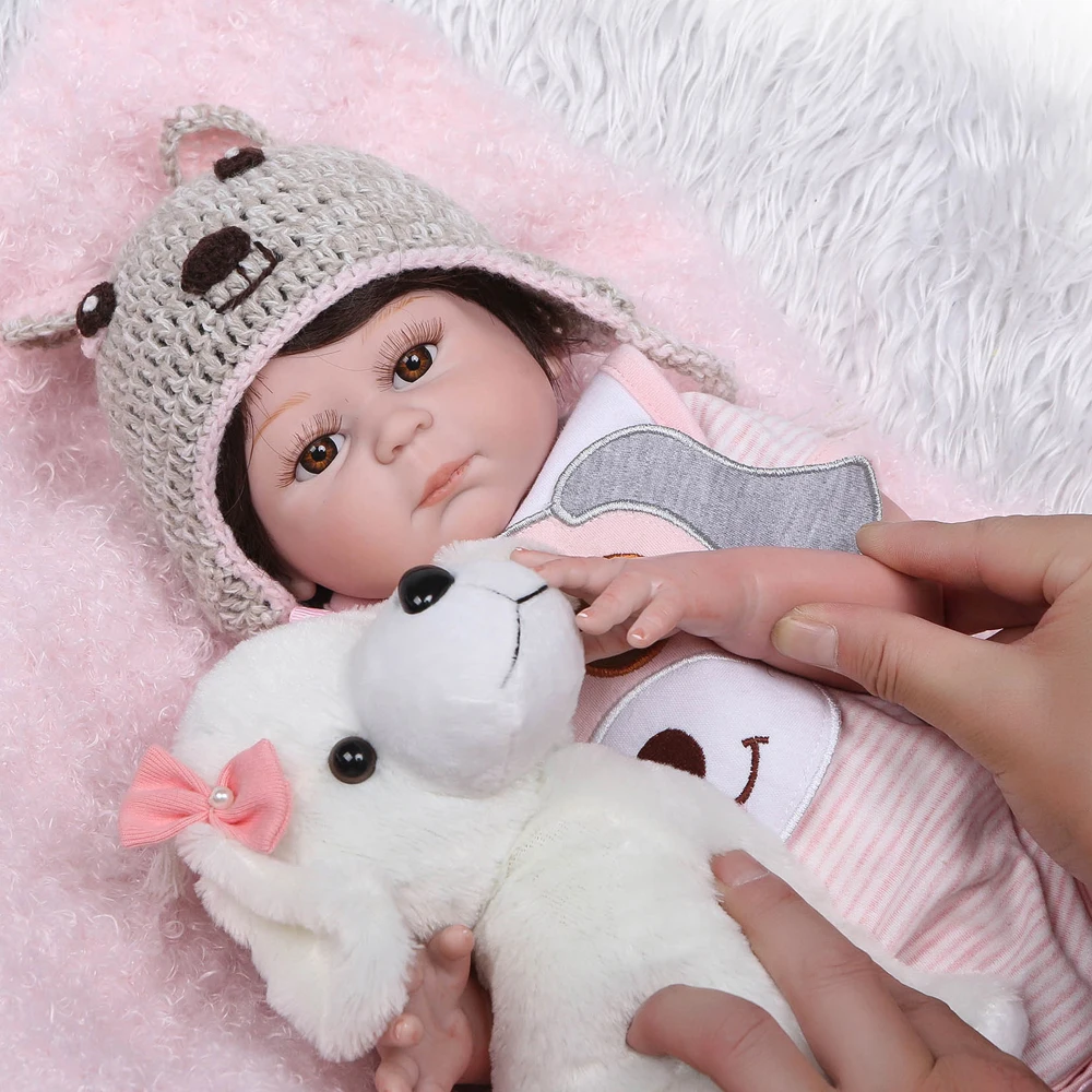 50CM Real Full Silicone Body Girl Reborn Baby Girl Doll Toys Realistic Newborn Princess Babies Fashion Dolls Toy Bebe Reborn
