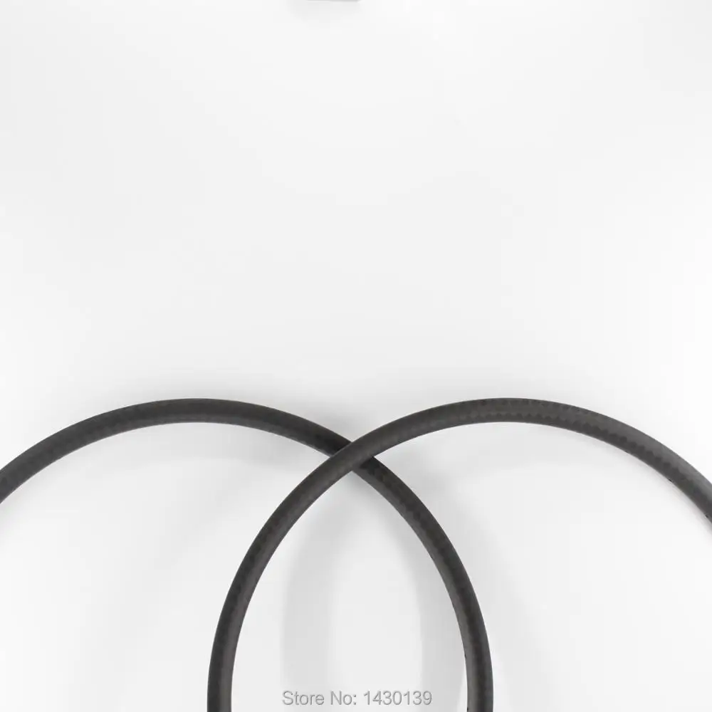 Discount 2Pcs New 27.5" inch clincher rim Mountain bike 3K UD 12K full carbon fibre bicycle wheels rims MTB 27.5er 30mm width Free ship 8