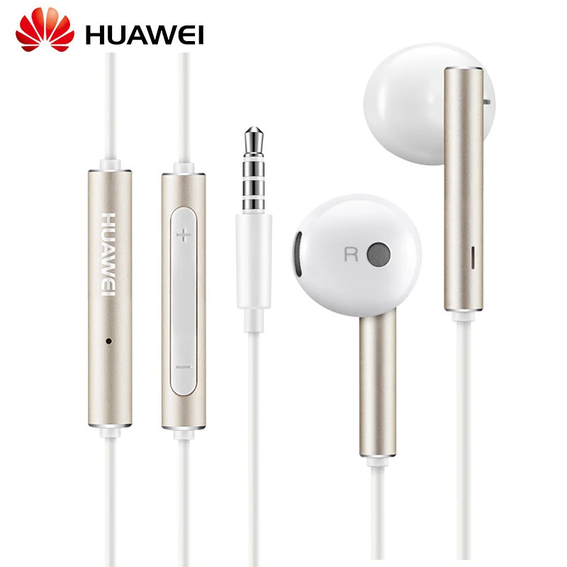 Оригинальные наушники HUAWEI AM116 с управляемым микрофоном динамик гарнитура длиной