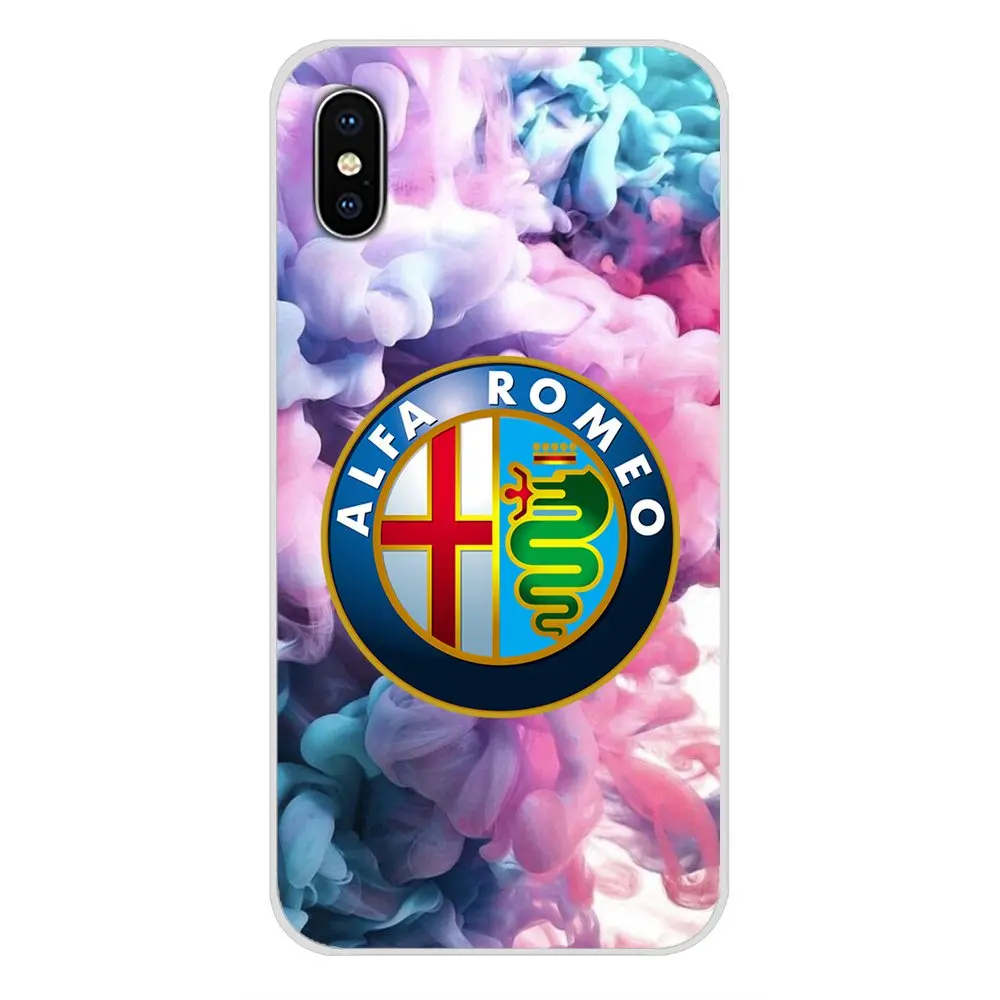 Супер автомобильный мягкий прозрачный чехол с логотипом Alfa Romeo для Xiaomi Redmi Note 6A MI8